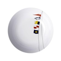 MARINE BUSINESS SET 6 PIATTI FONDI REGATA Ø 19 CM