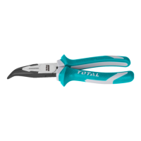 THT24616 - Pinza a becchi semitondi lunghi piegati - 160mm