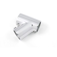 GIUNTO T INCLINATO INOX 22 MM
