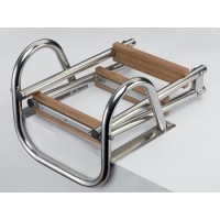 SCALETTA IN INOX PER PLANCETTA 3 GRADINI 36 X 76 CM