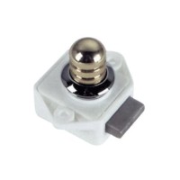 CHIUSURA A PULSANTE IN OTTONE LUCIDO 19x35x50 MM