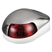 Fanale - In acciaio inox AISI 316 lucidato a specchio 112,5 rosso