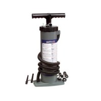 GONFIATORE MANUALE A STANTUFFO SCOPREGA BRAVO 6 COMPLETO DI RACCORDI