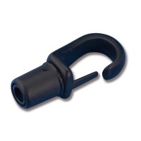 GANCIO A MOSCHETTONE DIAMETRO 5 6 MM A MONTAGGIO AUTOMATICO PER CORDE ELASTICHE
