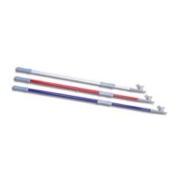 GANCIO D'ACCOSTO TELESCOPICO IN ALLUMINIO ANODIZZATO LUNGHEZZA DA 120 A 215 CM BLU