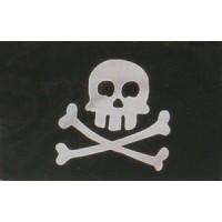 BANDIERA DI CORTESIA "PIRATA" 20 X 30 CM