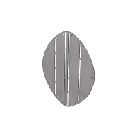 PROTEGGI PRUA ellittico mm 265 x 350 spessore 1,5 
